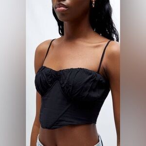 PacSun Black Crop Top